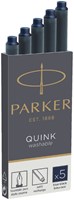 Parker Quink inktpatronen blauw-zwart doos met 5 stuks-3