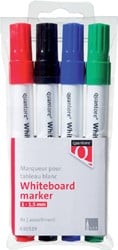 Whiteboardstift Quantore rond 1-1.5mm 4stuks assorti