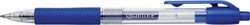 Gelpennen Quantore grip drukknop 0.7mm blauw