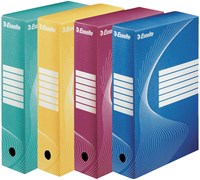 Archiefdoos Esselte Boxycolor 80mm rood-2