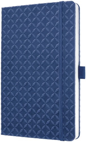 Notitieboek A5 gelinieerd indigo Sigel Jolie Flair