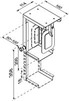 Newstar Pc bureausteun CPU-D075 CPU desk mount 10kg black-2