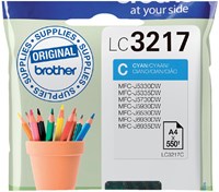 Brother LC-3217C cartridge cyaan