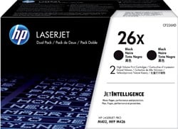 HP cartridge 26x zwart CF226XD black HC 2x9000pages