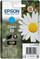 C13T18024012 EPSON XP30 TINTE CYAN ST pages 3,3ml