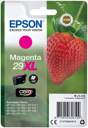 C13T29934012 EPSON XP235 INK MAGENTA HC pages 6,4ml