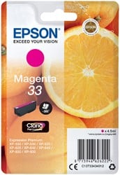 C13T33434012 EPSON XP530 INK MAGENTA ST pages 4,5ml