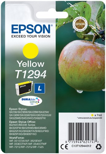C13T12944012 EPSON BX320FW INK YEL ST pages 7ml