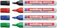 Edding permanent marker 3000, blister van 4 stuks in geassorteerde kleuren-2