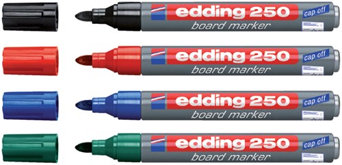 Whiteboard markers Edding e-250 blauw-2