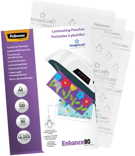 Lamineerhoes A4 80 micron Fellowes ImageLast-2