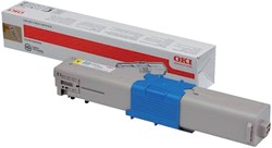 Toner OKI C532 MC563 en MC573 geel standaard capaciteit 1.500 afdrukken
