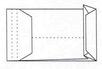 Monsterzak enveloppen 229x324x38mm plakstrip wit 10stuks-2