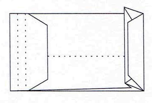 Monsterzak enveloppen 229x324x38mm plakstrip wit 10stuks-2