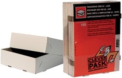 Doosje met deskel A5-laag 218x155x55mm Cleverpack