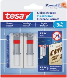 Klevende schroef Tesa tegels en metaal verstelbaar 3kg