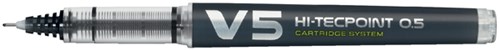 Pilot Roller Hi-Tecpoint V5 0,5 zwart