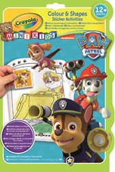 Kleurboek Crayola met stickers mini kids Paw Patrol