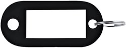 Sleutelhanger zwart doos van 100 stuks
