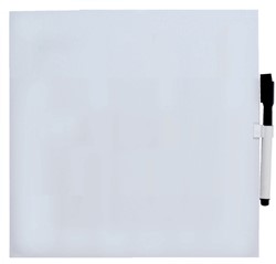 Vierkant whiteboard 35x35cm wit