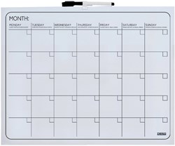 Maandplanner whiteboard Desq 40x50cm