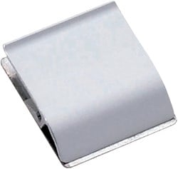 Klemlijst MAUL 3.5x4cm aluminium zelfklevend