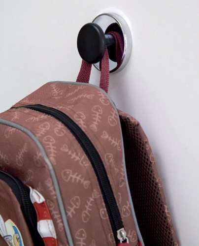 Magneet met knop Maul 65mm trekkracht 12kg chroom/zwart-3