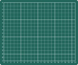 Snijmat Rillstab A5 230x190mm groen