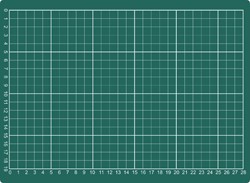 Snijmat Rillstab A4 300x220mm groen