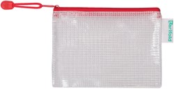 Opbergtas Tarifold met rits A6 rood