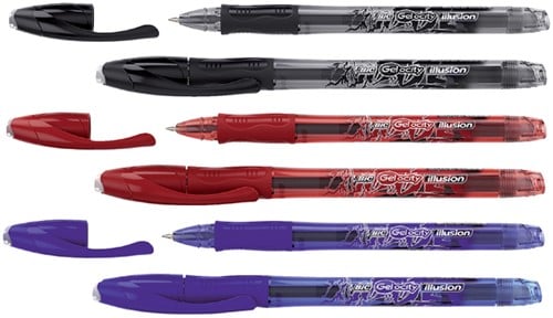 Bic gelpen Gel-ocity illusion medium zwart-3