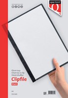 Klemmap zwart 3mm A4 Quantore