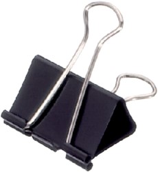 Papierklem MAUL 213 Foldback 41mm capaciteit 19mm zwart