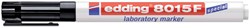 Viltstift edding 8015 laboratory ronde punt 0.75mm EF zwart