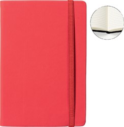 Notitieboek A5 Gelinieerd Rood Quantore Notitieboek