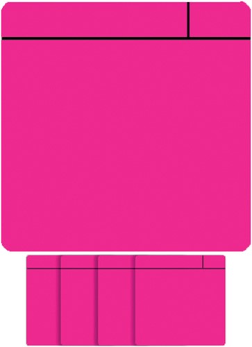 Whiteboard magneet 75x75mm roze blister van 5 stuks