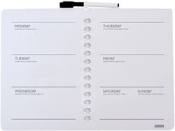 Magnetische weekplanner whiteboard 28 x 39,5 cm