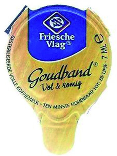 Koffiemelk Friesche vlag vol goudband 7,5 gram 10 cups-2