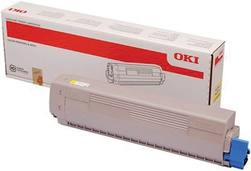 OKI toner MC853 / MC873 45862837 geel 