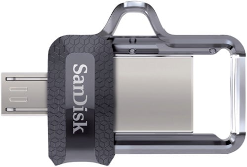SanDisk Ultra Dual USB stick 128GB USB 3.0 en micro USB-2