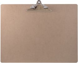 Klembord A3 liggend met 145mm vlinderklem hout MDF