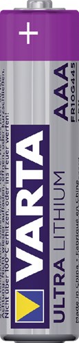 AAA batterijen lithium Varta Ultra met hoge stroomafgifte 4 stuks-2