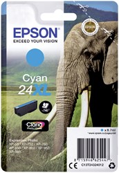 C13T24324012 EPSON XP750 INK CYAN HC pages 8,7ml