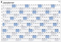 Jaarplankalender Quantore A1 84x57cm 2025