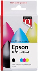 Inktcartridge Quantore Epson T071540 zwart + kleur