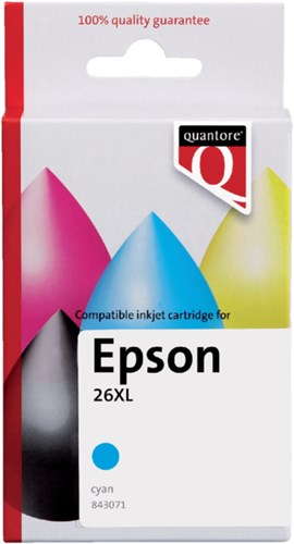 Inkcartridge Quantore Epson T263240XL blauw