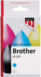 Inktcartridge Quantore Brother LC-223 blauw