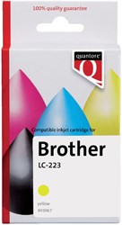 Inktcartridge Quantore Brother LC-223 geel