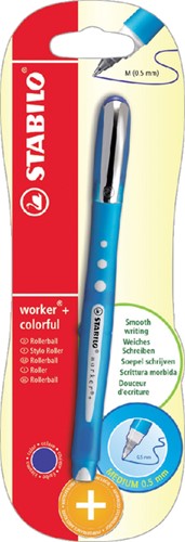 Rollerball STABILO worker colorful 2019/41 blauw blister