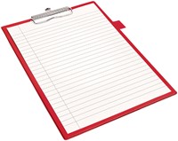 Klembord A4 rood met 100mm klem + penlus-3